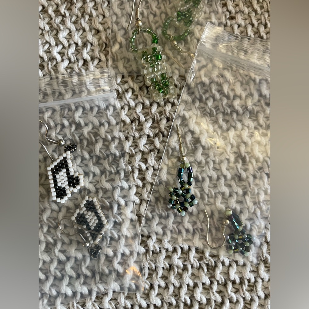 Beaded Earrings set